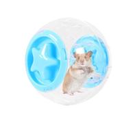 Small Pet Hamster Ball - Hamster Running Ball Toy with Track - Indoor Bored Pets Daily Entertainment Activity with Ventilation Hole for Golden Bears, Chinchilla