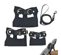 Small Pet Harness - Lizard Leash Outfit Exotic Pet Clothes | Lightweight Comfortable Material, Escape Proof Clothes Style, Compatible With Plusie