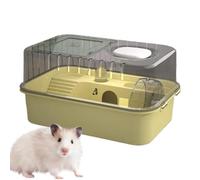 Small Pet House,Acrylic Transparent Hedgehog Cage | Easy to Clean Guinea Cage Mice Cage for Dwarf Hamsters, Mice, Gerbils