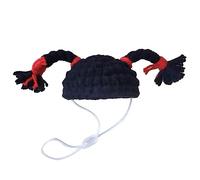 Small Pet Knit Hat Fun Costume Accessory Bird Hat Braided Ornament for Parrot Hamster Conure