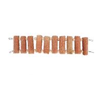 Small Pet Ladder Toy,Wooden Bendable Rat Cage Habitat Toy,Relieve Boredom Bridge Ladder Toy Small Animal Cage Accessory for Dwarf Syrian Hamsters Mice Guinea Pig Chinchilla