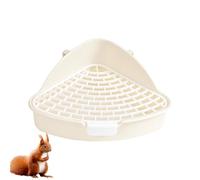 Small Pet Litter Tray - High Capacity Triangle Toilet Potty, Anti-Splash Guard, Durabl Reusable Pan | Corner Pet Toilet For Chinchilla, Guinea Pig, Rabbitt, And Indoor Small Pets