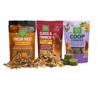 Small Pet Select - Chicken Treat and Nesting Essentials Pack Natural Treats and Nesting Herbs for Chickens