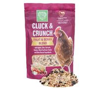 Small Pet Select - Cluck & Crunch Fruit & Berry Blend Premium Foraging Treat, Dry or Porridge Form. 600g (Pack of 1)