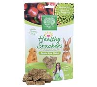 Small Pet Select - Healthy Snackers for Rabbits, Guinea Pigs & Small Pets | All-Natural Baked Treats with Apple & Pea Flakes for Wholesome, Crunchy Snacking