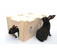 SMALL PET SELECT - Medium Hideaway Habitat Tunnel | Cozy and Fun Hideout for Rabbits, Guinea Pigs & Other Small Pets