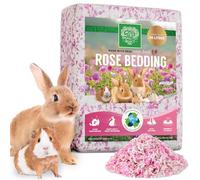 SMALL PET SELECT - Natural Paper Bedding with Real Rose Petals. Rabbits, Guinea Pigs, and Other Small Animals, 56L