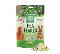Small Pet Select - Pea Flakes, Naturally Dried Pea Flakes for Guinea Pigs, Chicken, Rabbits and other Small Pets 16oz (453g)