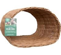 Small Pet Select Tiny Paws Jumbo Willow Tunnel, for Guinea Pig, Rabbit, Bunny, Toys, Hideout Tunnel, Cage Accessories