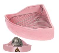 Small Pet Toilet High Wall Design Triangular Design Metal Mesh Board