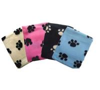 SMALL PET TOUCH BLANKET FOR DOG CAT BED SOFT FLEECE NEW 70CM X 73 CM Pink