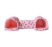 Small Pet Tunnel - Hamster Hideaway For Exercise | Soft Polyester And Pp Cotton Tube With Anti-Slip Design, Easy To Clean, For Bunny, Play, Nest, Animal Fun Habitat, 21.26x6.69x5.91 Inches