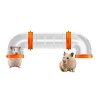 Small Pet Tunnel - Rodent Play Pipe, Hamster Passage Tube | Exploration Tube Set for Animal Maze Adventure Truck, Germany, Mouse, Hamster, Fun Pet Playground Raceway, Expandable Tube Kit