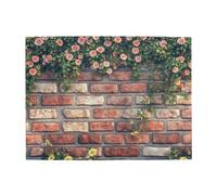 Small Petals On The Brick Wall Wooden Puzzle 500 Piece Jigsaw Puzzle for Adults Challenging Puzzle for Game Size 15"x20.4"