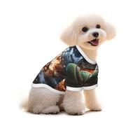 Small Pets Dogs T-Shirt, Lightning Fever Tennis Print Cats Cotton Sweatshirts, for Chihuahua Yorkie Puppy Clothes Short Sleeve