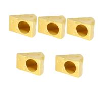 Small pet's nest 2pcs Hamster Nest Decor Hamster Hideout for Small Pets Summer Hamster Hideout Hamster Cage(Yellowx5pcs)