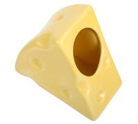 Small pet's nest 2pcs Hamster Nest Decor Hamster Hideout for Small Pets Summer Hamster Hideout Hamster Cage(Yellow)