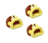 Small pet's nest 3pcs Pet Warm Nest Hamster Cushion Hamster Sleeping Bed Guinea-pig Bed Mat Small Animal Soft Bed Hamster Winte