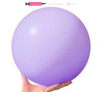 Small Pilates Ball, Anti-Burst Non-Slip Portable Inflatable Pelvic Floor Ball for Stability, Balance, Stretching, Core Training, Rehab, Barre, Yoga, Home, Gym, Office