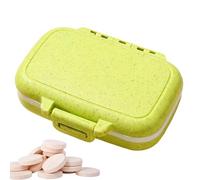 Small Pill Box Medicine Storage Box - Pill Boxes & Organizer, Daily Pill Organizer 3 Compartments Pill Dispenser Supplement Holder Box
