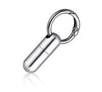 Small Pill Case Micro Pill Holder Keychain Portable Pill Container Waterproof Pocket Pill Organizer Tiny Pill Holder Bottle for Outdoor Travel Purse Pocket Emergency Medicine