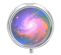 Small Pill Case Nebula Transformation 3 Compartments Portable Pill Container