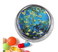 Small Pill Container - Travel Pill Organizer | Waterproof Medicine Case | 3 Compartments Portable Pill Container | Compact Medicine Storage | Complete The Contents