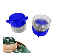 Small Pill Crusher - Portable Dispenser Box, Efficient Grinding | Fine Powder Production, User-Friendly Compact Size Perfect Pediatric Medication, Senior Tablets, Pet Pill Cutter, Convenient Dosage