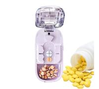 Small Pill Cutter,Adjustable Pill Cutter | Home Accessories For Seniors With Difficulty Swallowing In Travel, Pharmacies And For Use In The Home