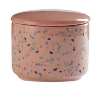 Small Pink Terrazzo Storage Canister,Kitchen Canister With Airtight Lid,Canister With Pastel Pink Hue Premier Housewares Pink One Size