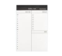 Small Planner Daily Schedule Notepads 50 Sheets Unlined Checklist Notebook Small Writing Pad for Daily Plans Notes Memos Study Planning Journal