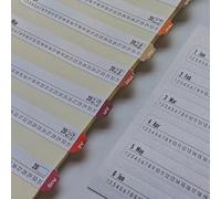 Small Planner Stickers Writable Month Tabs for Effortless Organization Family Schedules Track Projects (Miracle)