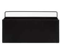 Small Plant Box, Robust Iron Constructed Garden Planter Box, Versatile Garden Box For Planting Premier Housewares Black One Size