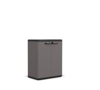 Small Plastic Garden Storage Cabinet Outdoor Garden Tool Organizer Cupboard