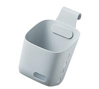 Small Plastic Hanging Basket, Thickened and Ventilated Small Hanging Basket, PP Drain Hole, Breathable for Bedroom and Kitchen (Grey Large Size 55210)