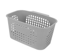 Small Plastic Laundry Basket with Perforated Surface | Compact Lightweight Design with Ventilation, Space-saving for Dorms and Shower-side Crevices