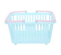 Small Plastic Storage Basket with Handle, Mini Organizer