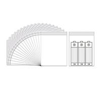 Small Plastic Zipper Lock bags 6x9cm/2.4x3.5" 200pcs Resealable Grip Seal Jewellery Bags Reusable Self Sealing Zip Poly Bags Press Seal Snap Bags for Pill Vitamins Beans Candies(8 Sizes for Choosing)