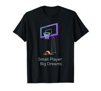 Small Player Big Dreams Men's Basketball Champs Motivation T-Shirt