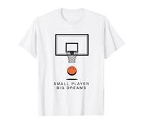 Small Player Big Dreams Men's Basketball Champs Motivation T-Shirt
