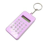 Small Pocket Calculator - Portable Mini Electronic Calculator with Keyring, 3.7 Inch Bear Shape ABS Math Tool, Creative Backpack Decor | Hangable School Supplies Ornament For Student Kids Key Unit