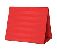 Small Pocket Chart - Educational Chart Stand, Two Sided Foldable Learning Display, Word Recognition Spelling Panel | Classroom Literacy Tool for Preschool Kindergarten Elementary Phonics Games Reading