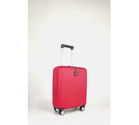 JLY Premium Berry Red Small Suitcase, 100% German Covestro Polycarbonate, 4 Spinner Wheel Small Carry-On Hard Shell Hand Luggage Suitcase, Superior Organisation TSA Security Lock Ultra-Quiet Wheels