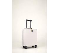 JLY Premium Ivory White Small Suitcase, 100% German Covestro Polycarbonate, 4 Spinner Wheel Small Carry-On Hard Shell Hand Luggage Suitcase, Superior Organisation TSA Security Lock Ultra-Quiet Wheels
