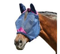 (Small Pony, Navy/Purple) Weatherbeeta Comfitec Deluxe Mesh Durable Horse Fly Mask