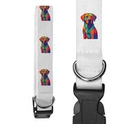 Small 'Pop Art Labrador' Dog Collar (PR00066719)