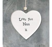 Small Porcelain Heart - Love You Nan