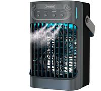 Small Portable Air Conditioner, LEAEYFE 3 Higher Speeds With 800ml Extra Large Water Tank, 120° Oscillating Mini Cooler Works Within 9 Feet, 2/8 Hour Timer,For Desk, Home, bed and Living Room