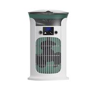 Small Portable Air Conditioner USB Charging Desktop Cooler,880ML Water Tank,3-Speed Cooling,Mini Air Cooler With 7-Color LED Lights,Mini Personal Air Conditioning Unit White