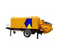 Small Portable Concrete Pump Trailer Concrete Pump With Mixer for Urban construction, road repair, small bridges, tunnels, large factories, dams, high-rise building construction